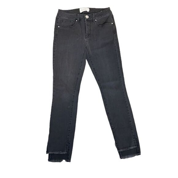 RACHEL Rachel Roy Denim Skinny High Waisted Black Jeans Size 26 - Picture 1 of 7